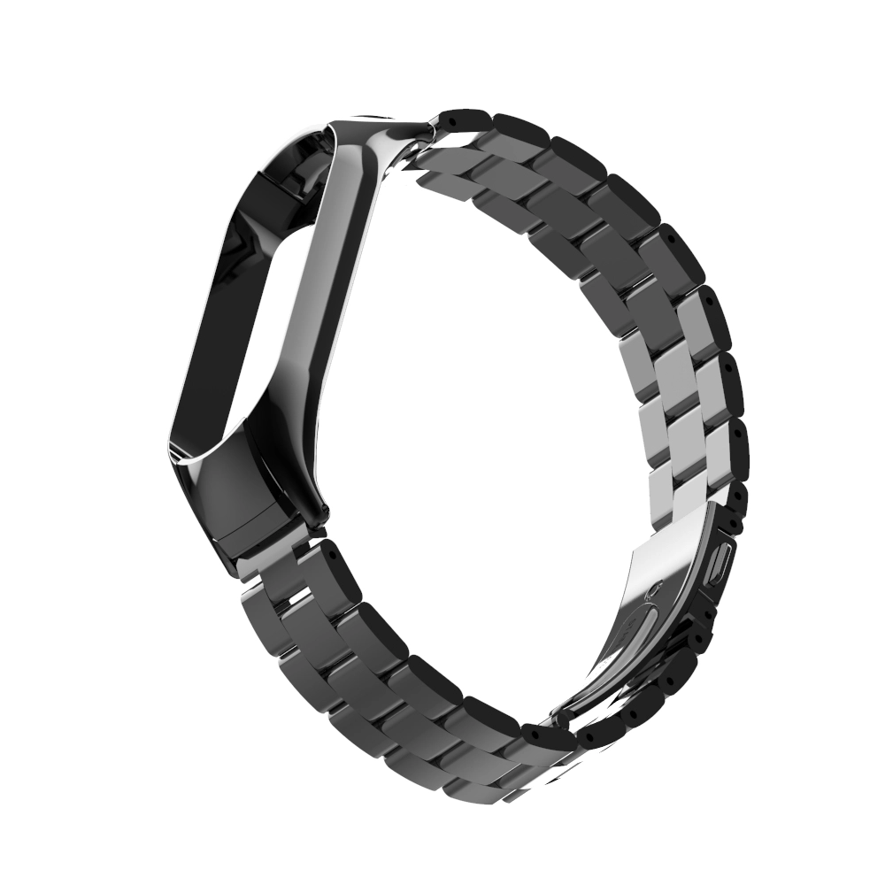 CBXM512 Stały pasek zegarka ze stali nierdzewnej dla Xiaomi Band 6/5 SmartWatch