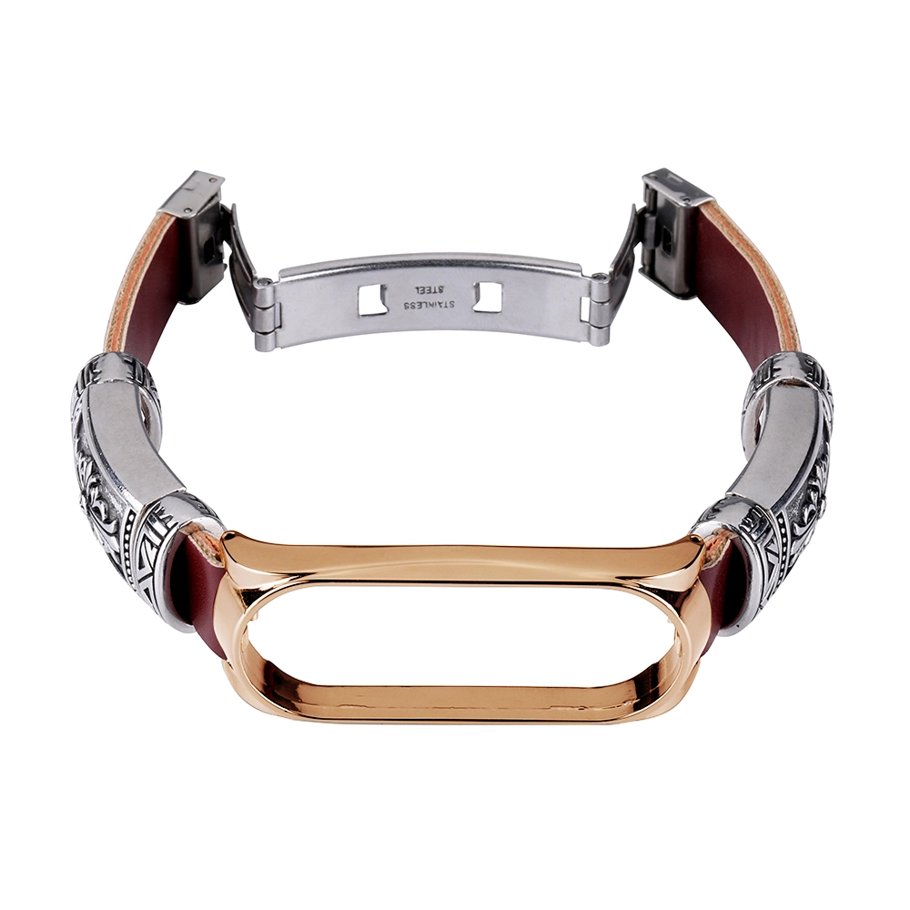 حزام معصم بديل CBXM526 بإبزيم فراشة ريترو لشاومي Mi Band 5