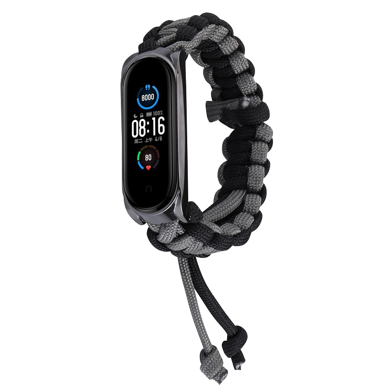 CBXM535 Новый дизайн плетеный нейлоновый ремешок для зонта для Xiaomi Mi Band 5