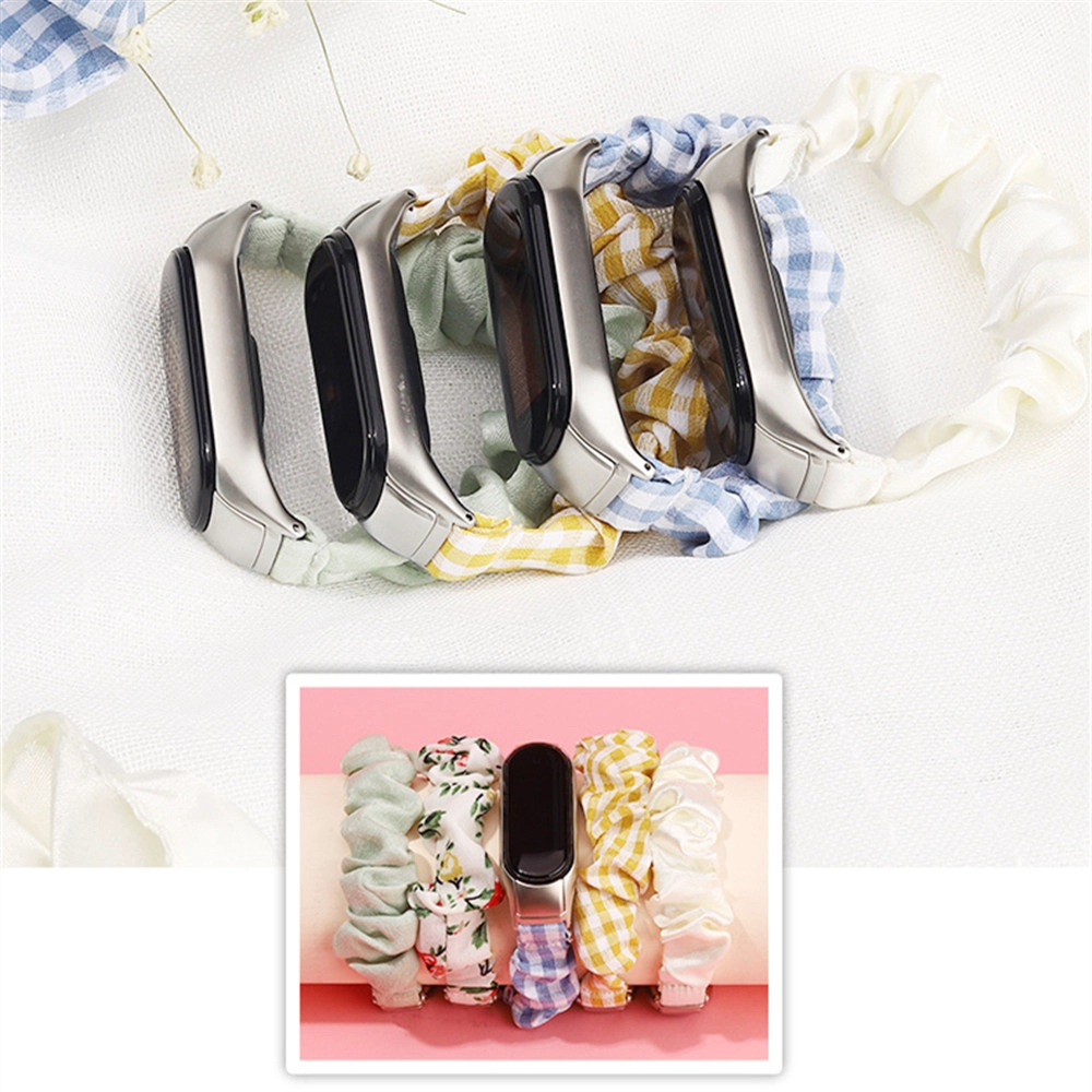 CBXM556 Correa de repuesto de tela de pulsera de pelo elástico para Xiaomi Mi Band 5