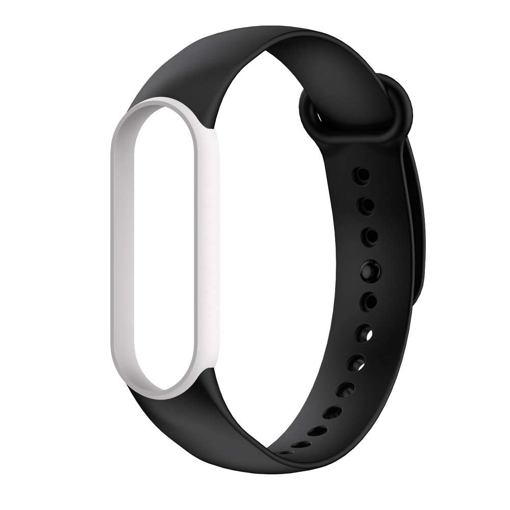 CBXM562 dubbele kleuren vervangende siliconen polsband armband riem voor Xiaomi Mi Band 5