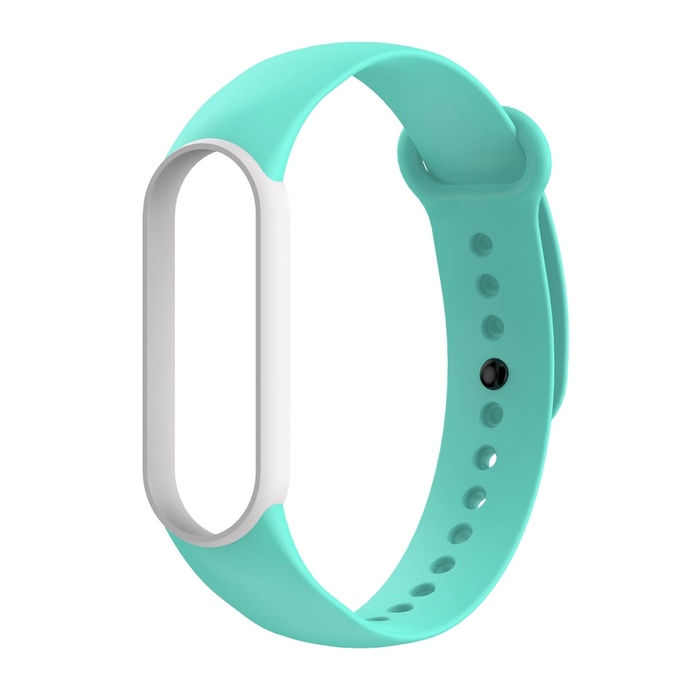 CBXM562 dubbele kleuren vervangende siliconen polsband armband riem voor Xiaomi Mi Band 5