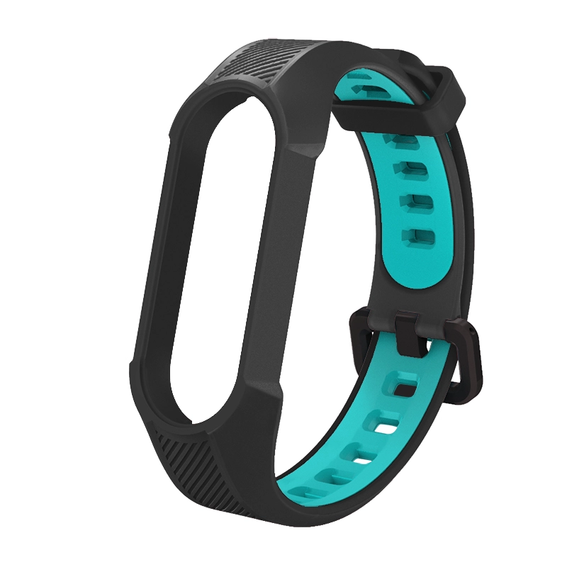 CBXM566 المزدوج اللون watchbands tpu الاسوره سوار استبدال حزام ل xiaomi mi band 5 4 3 miband