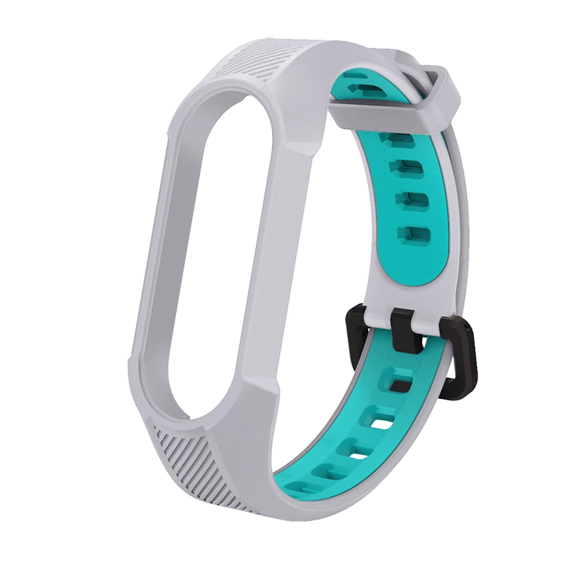CBXM566 المزدوج اللون watchbands tpu الاسوره سوار استبدال حزام ل xiaomi mi band 5 4 3 miband