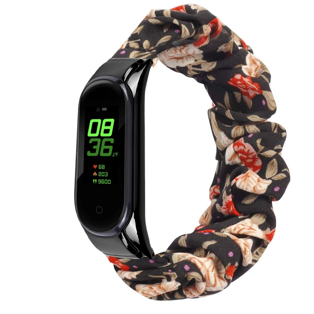 سوار معصم بطباعة مرنة CBXM566 لساعة Xiaomi Mi Band 5 4 3 NFC الذكية
