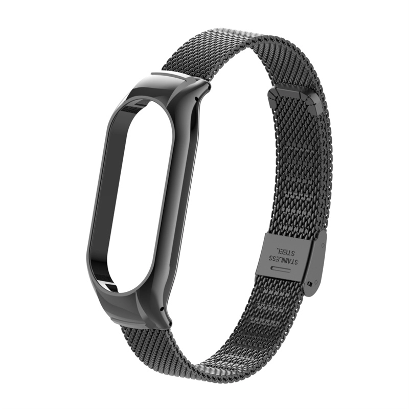 CBXM7-05 Xiaomi Mi 밴드 7 Miband 7 용 금속 스테인레스 스틸 스트랩 시계