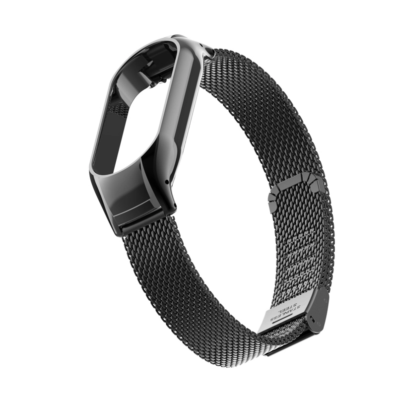 CBXM7-05 Xiaomi Mi 밴드 7 Miband 7 용 금속 스테인레스 스틸 스트랩 시계