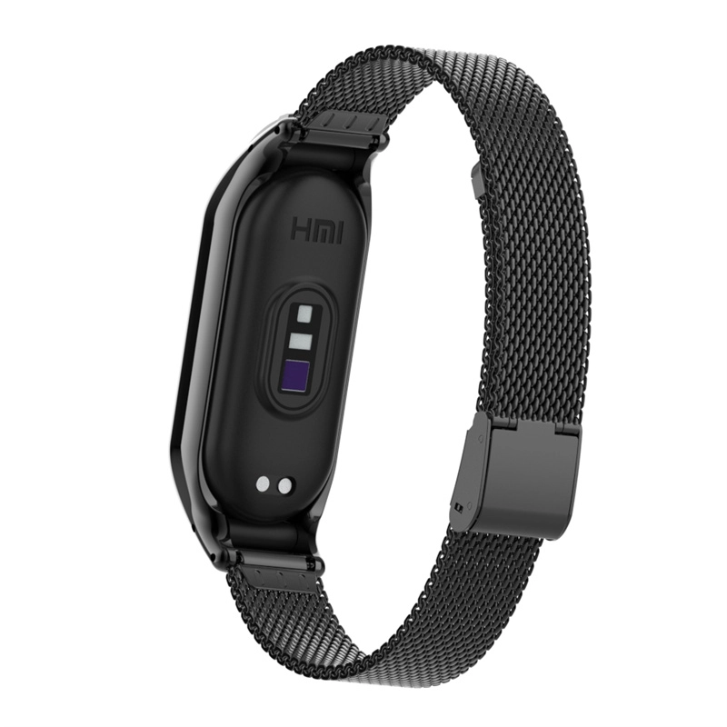 CBXM7-05 Xiaomi Mi 밴드 7 Miband 7 용 금속 스테인레스 스틸 스트랩 시계