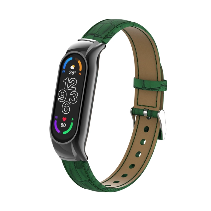 CBXM7-24 RELOJ LUXURY CORREA DE REEMPLAZO DE MUBLICIDAD DE MUBLICIÓN DE CUERO PARA XIAOMI MI BAND 7