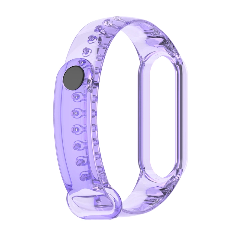CBXM7-28 DISCOLORACIÓN Correa de reloj TPU transparente para la banda Xiaomi Mi Miband 7