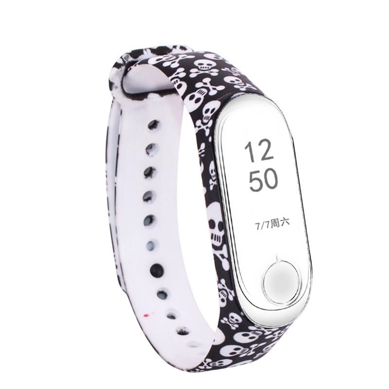 CMXM338 XIaomi Mi Band 3 correa de reloj colorida del silicón del deporte del modelo