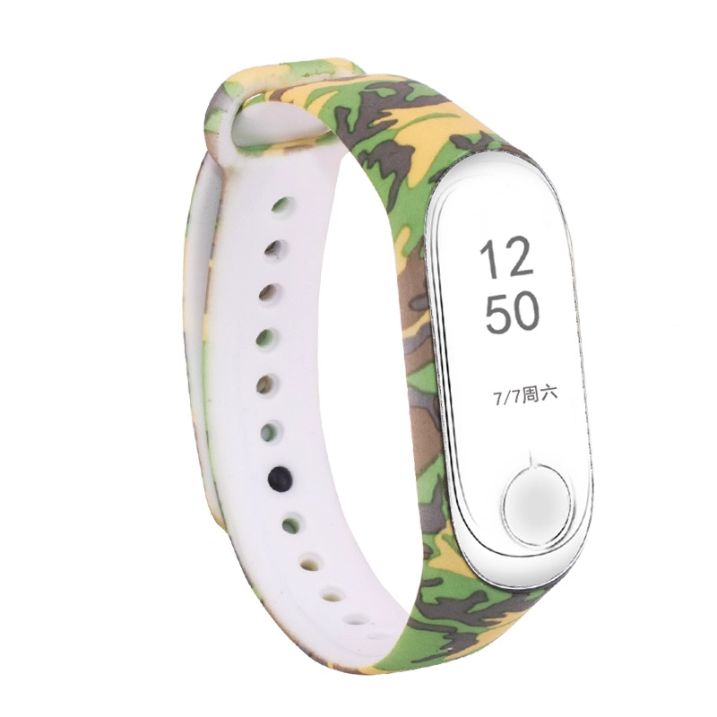 CMXM338 XIaomi Mi Band 3 correa de reloj colorida del silicón del deporte del modelo