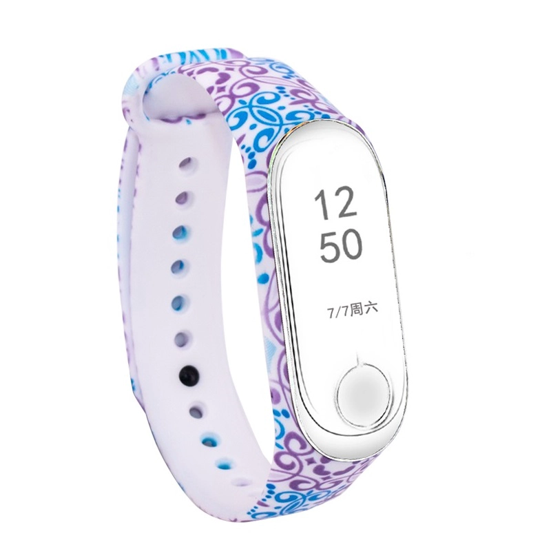 CMXM338 XIaomi Mi Band 3 correa de reloj colorida del silicón del deporte del modelo