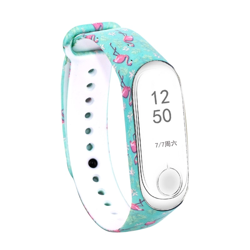 CMXM338 XIaomi Mi Band 3 correa de reloj colorida del silicón del deporte del modelo