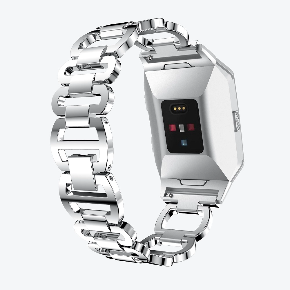 Pulsera de metal de repuesto Chic Design Fitbit Ionic Bling Rhinestone