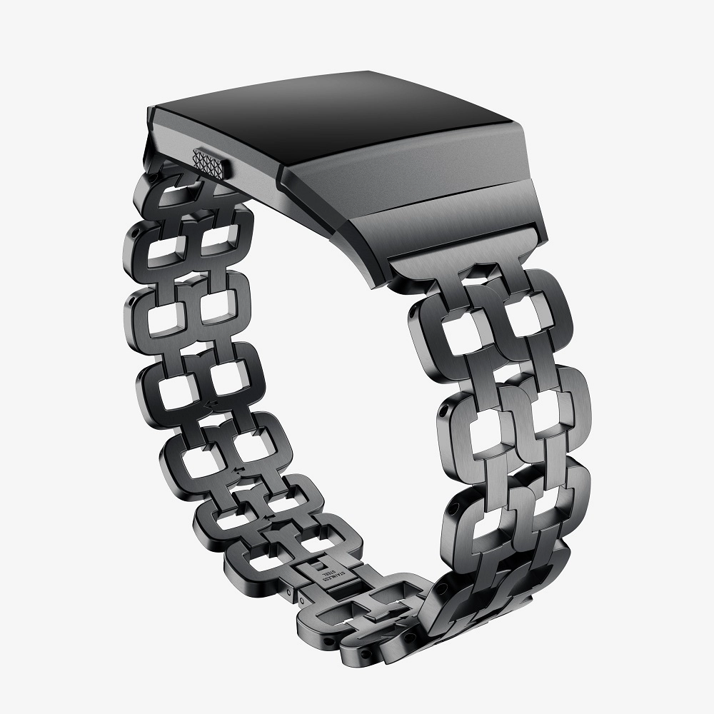 Pulsera de pulsera con eslabones de acero inoxidable y diseño elegante