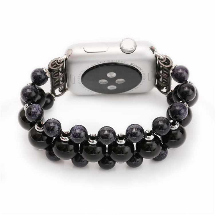 Banda di iWatch con agata nera alla moda