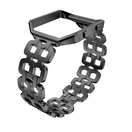 Fitbit Blaze Stailess Steel Watch Band con estructura de metal
