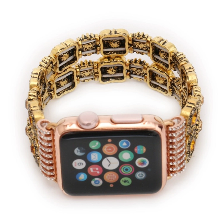 Handgemachte Kristallsteine Gummiband Uhrenarmband