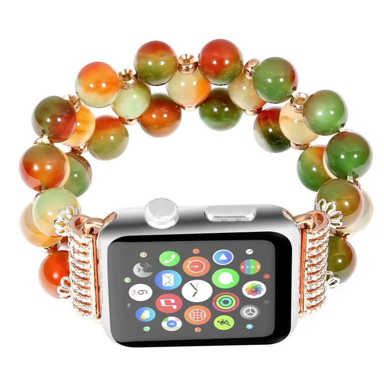 Pulsera de repuesto de pulsera de ágata natural elástica estiramiento hecho a mano