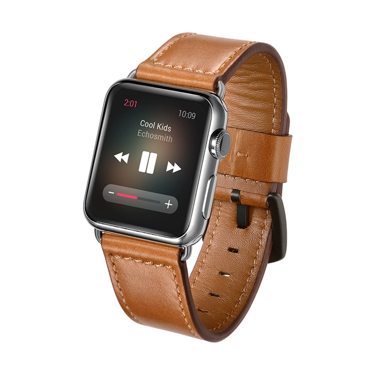 Pulsera de reloj de cuero genuino de alta calidad