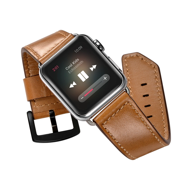 Pulsera de reloj de cuero genuino de alta calidad