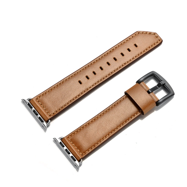 Pulsera de reloj de cuero genuino de alta calidad