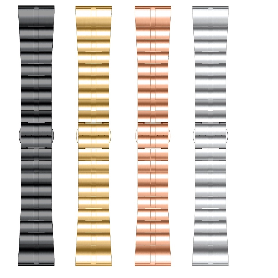 Bandas de reloj de acero inoxidable de fácil ajuste de lujo de 26 mm de ancho