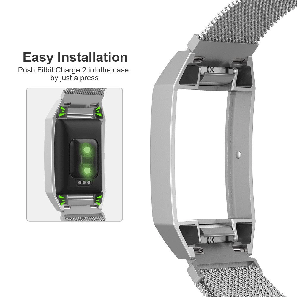 Maglia milanese loop acciaio inossidabile cinturino con forte chiusura magnetica