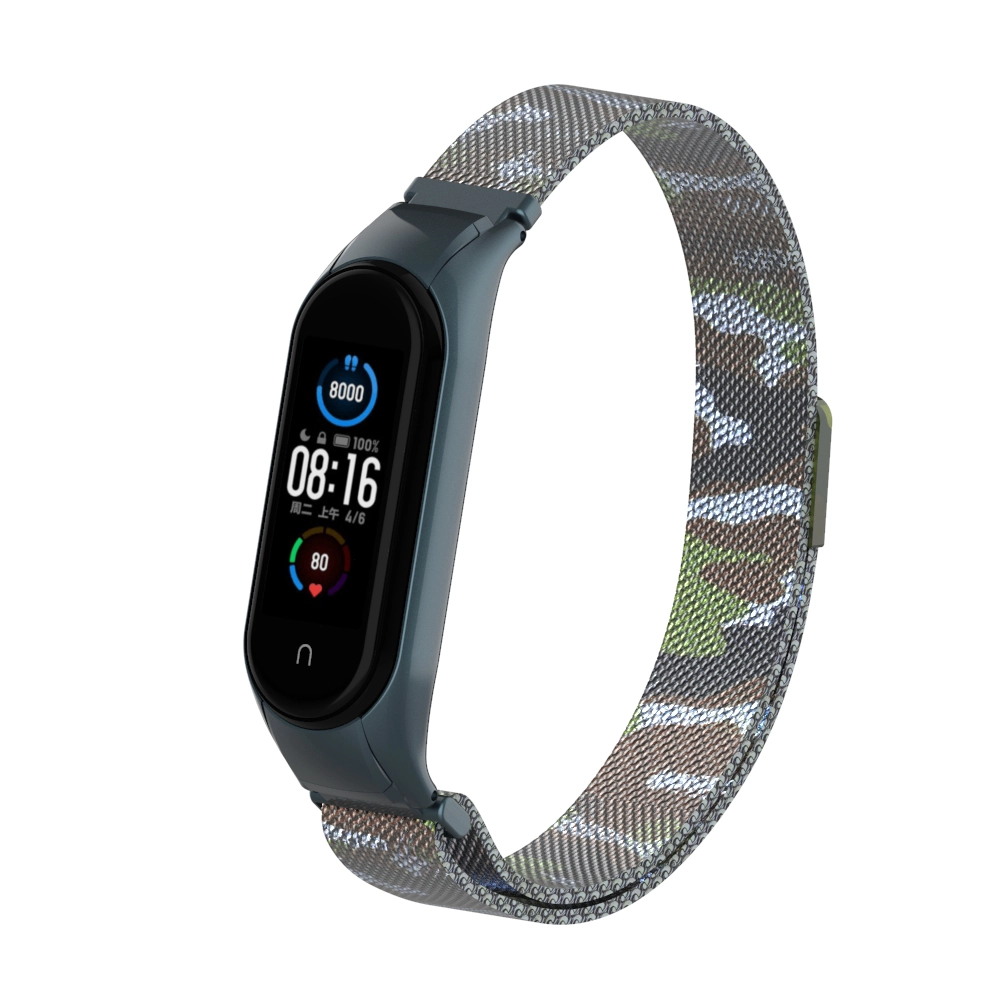Milanese Loop Stainless Steel Metal Strap For Xiaomi Mi band 5 Smart Watch