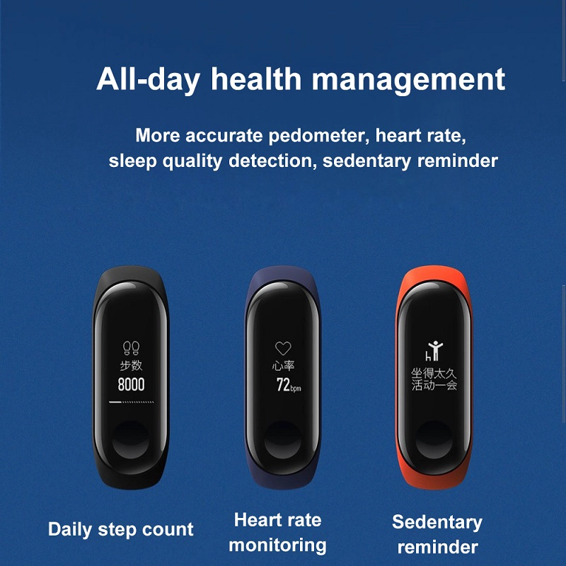 オリジナルXiaomi Mi Band 3スマートブレスレット