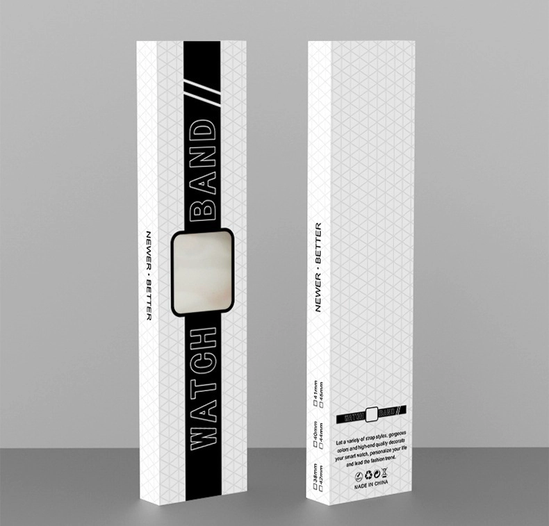 Premium Quality Custom Logo/Design Retail Smart Watch Band Strap Packaging Paper Box