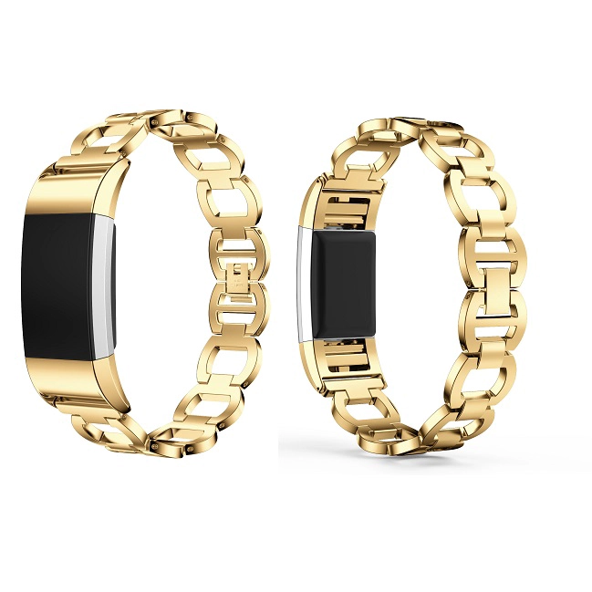 Bransoletka z metalową wymianą Regulowane obciążenie Fitbit 2 zespoły