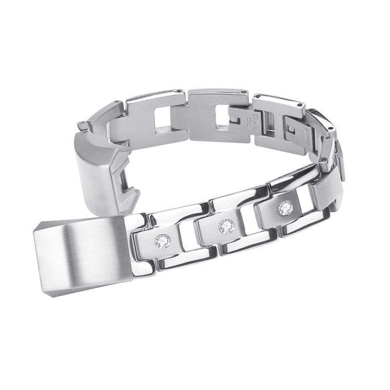 Bransoletka ze stali szlachetnej Crystal Diamond Replacement