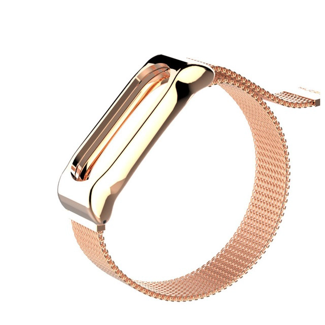 Xiaomi Mi Band 2 Milanese Magnetic Loop pulsera de pulsera de acero inoxidable
