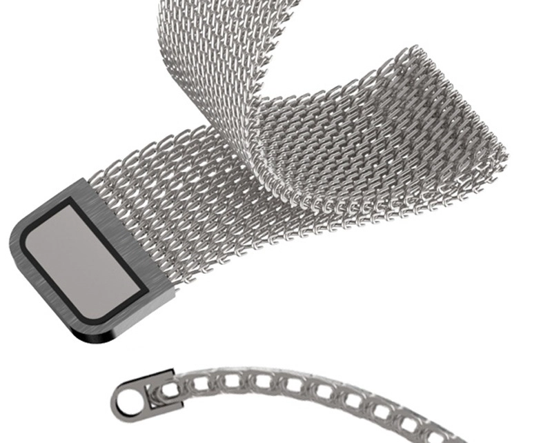 Xiaomi Mi Band 2 Milanese Magnetic Loop pulsera de pulsera de acero inoxidable