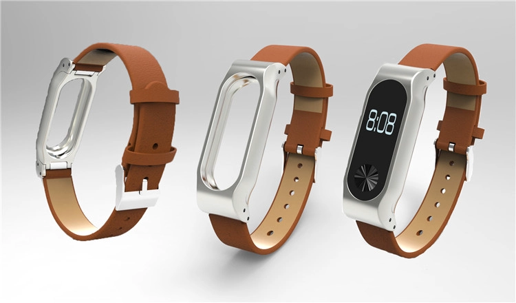 Xiaomi bande mi bande de remplacement 2 avec fermoir en métal inoxydable