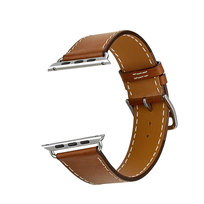 iWatch correa de repuesto de cuero genuino retro