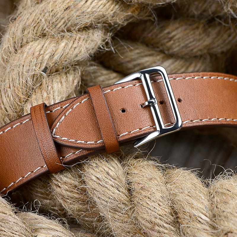 iWatch correa de repuesto de cuero genuino retro