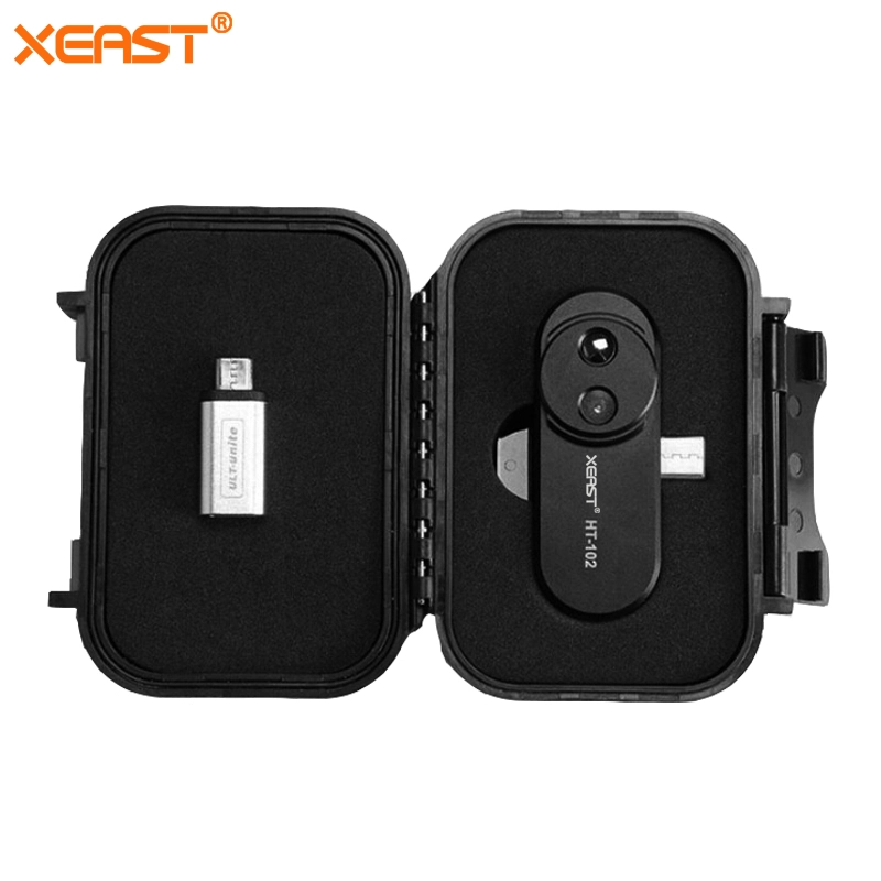 2019 Neupreis HT-102 Handy Wärmebildkamera Unterstützung Videobilder für Android Typ C Infrarot-Imaging-Kamera