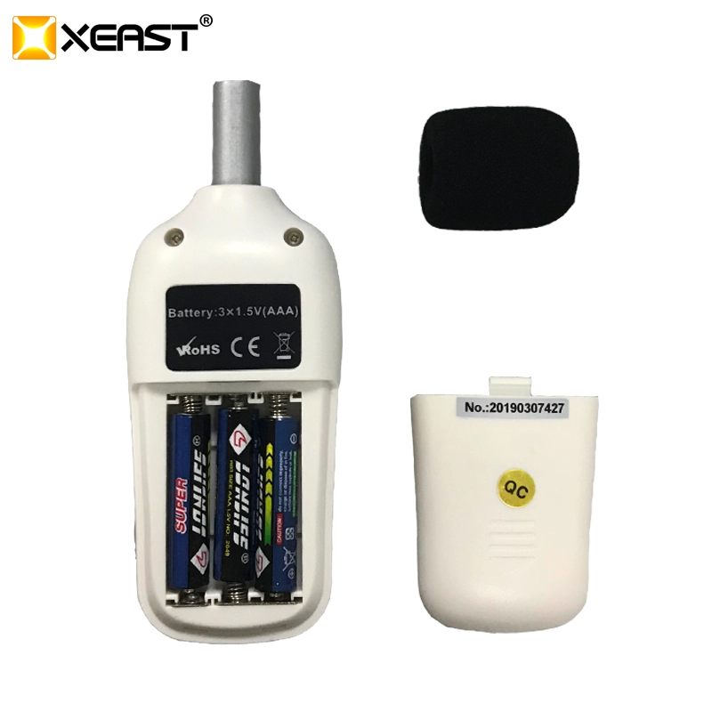 2019 XEAST Handheld Digital Hot Sale mit LCD-Display Mini-Schallpegelmesser XE-911A