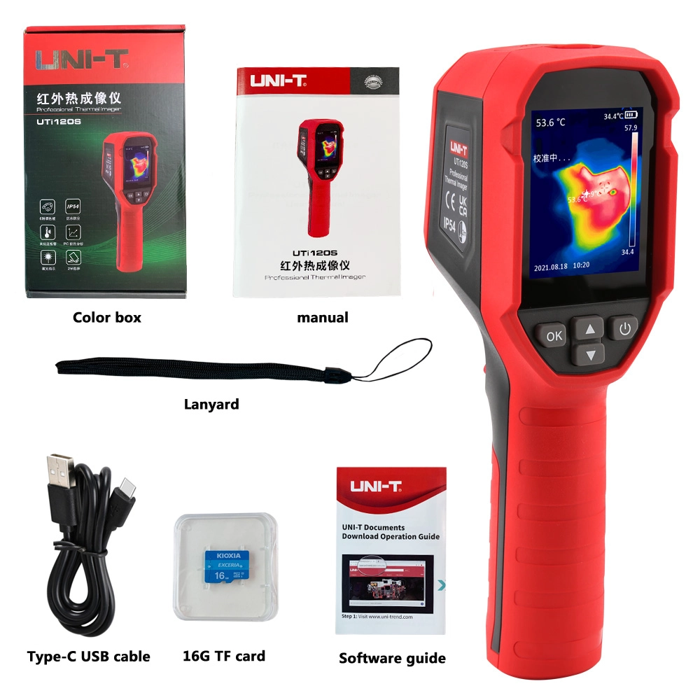 2022 Hot Sales UTi120S Infrared Thermal Imager PCB Circuit Industrial Testing Floor Heating Tube Testing Temperature Thermal Camera