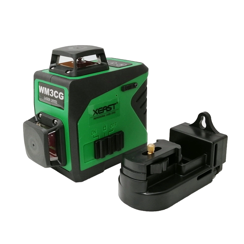 360 rotary 3D High perfomance 12 lines green beam laser level