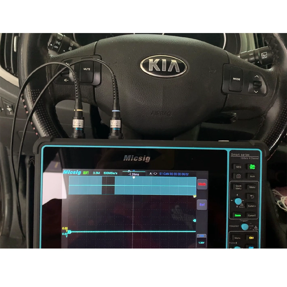 Automotive Oscilloscope SATO1004 Handheld Portable Lgnition Tablet Diagnostic Analysis 100Mhz 2/4CH Touch Screen ATO1104