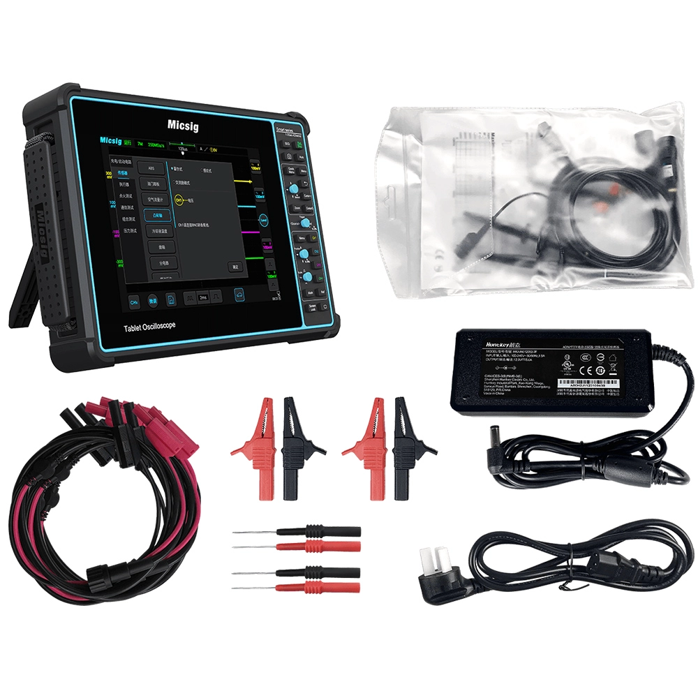 Smart Tablet Oscilloscope MICSIG Upgraded to STO1004 from STO1104C 100HZ 1G Sa/S Digital 4 Channels 8GB memory APP Control