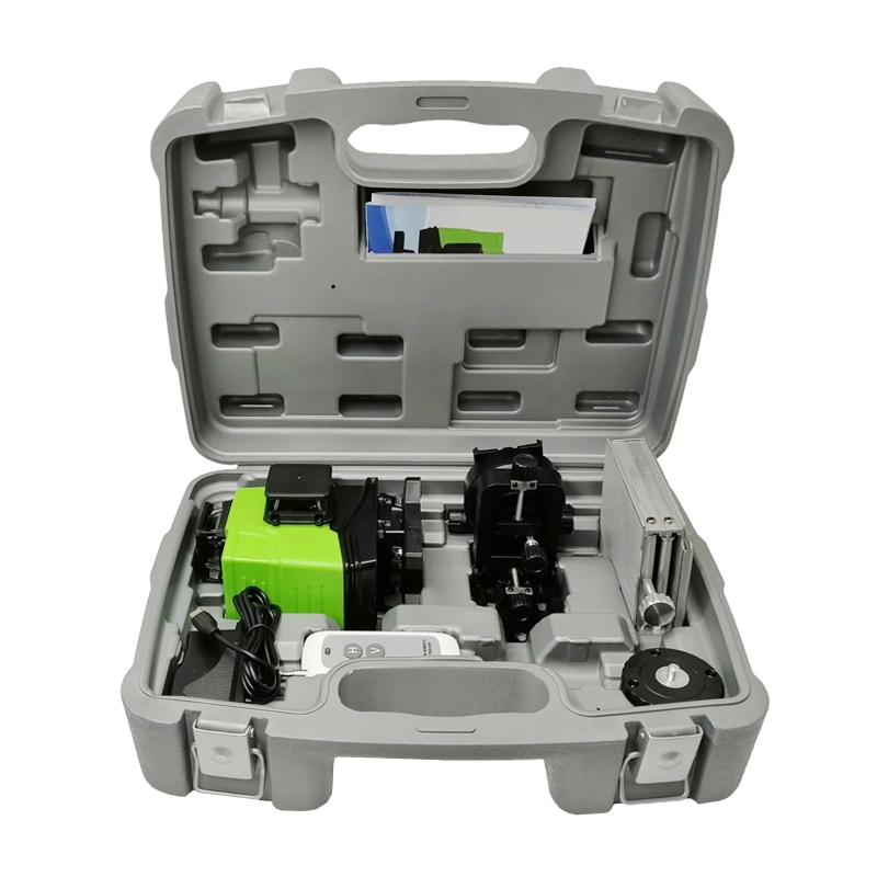 XEAST 16 line 4D laser level 360 Vertical And Horizontal Laser Level Self-leveling Cross Line 4D Green Laser Level with outdoor