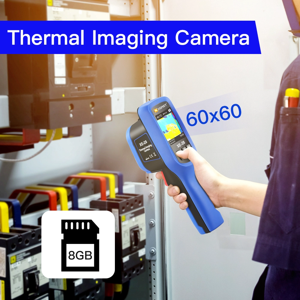 Xeast 2,4-дюймовый цветной экран Handheld Thermal Camera Thermal Imaging Camera Инфракрасный термометр XE890 экономичный тепловизор