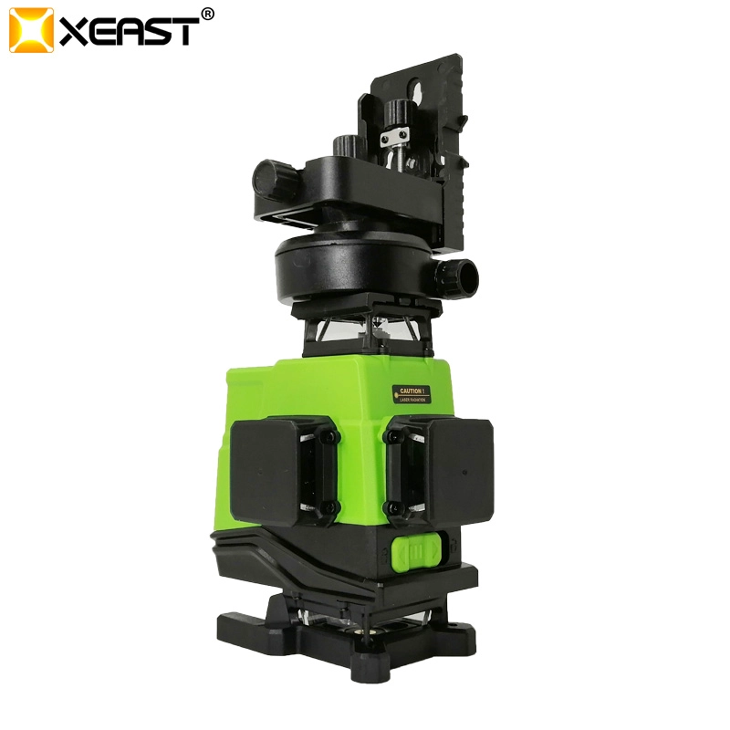 XEAST 3/4D high precision green beam 12/16 lines laser level Automatic Self Leveling 360 Vertical&Horizontal stick wall tool