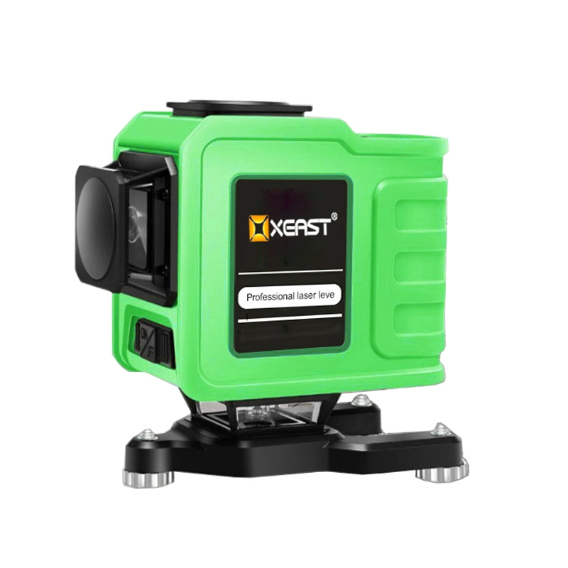 خط XEAST ثلاثي الأبعاد XE-92G 12 خطوط ليزر خضراء ذاتية الاستواء 360 خط شعاع الليزر الأخضر عظمى وقوية