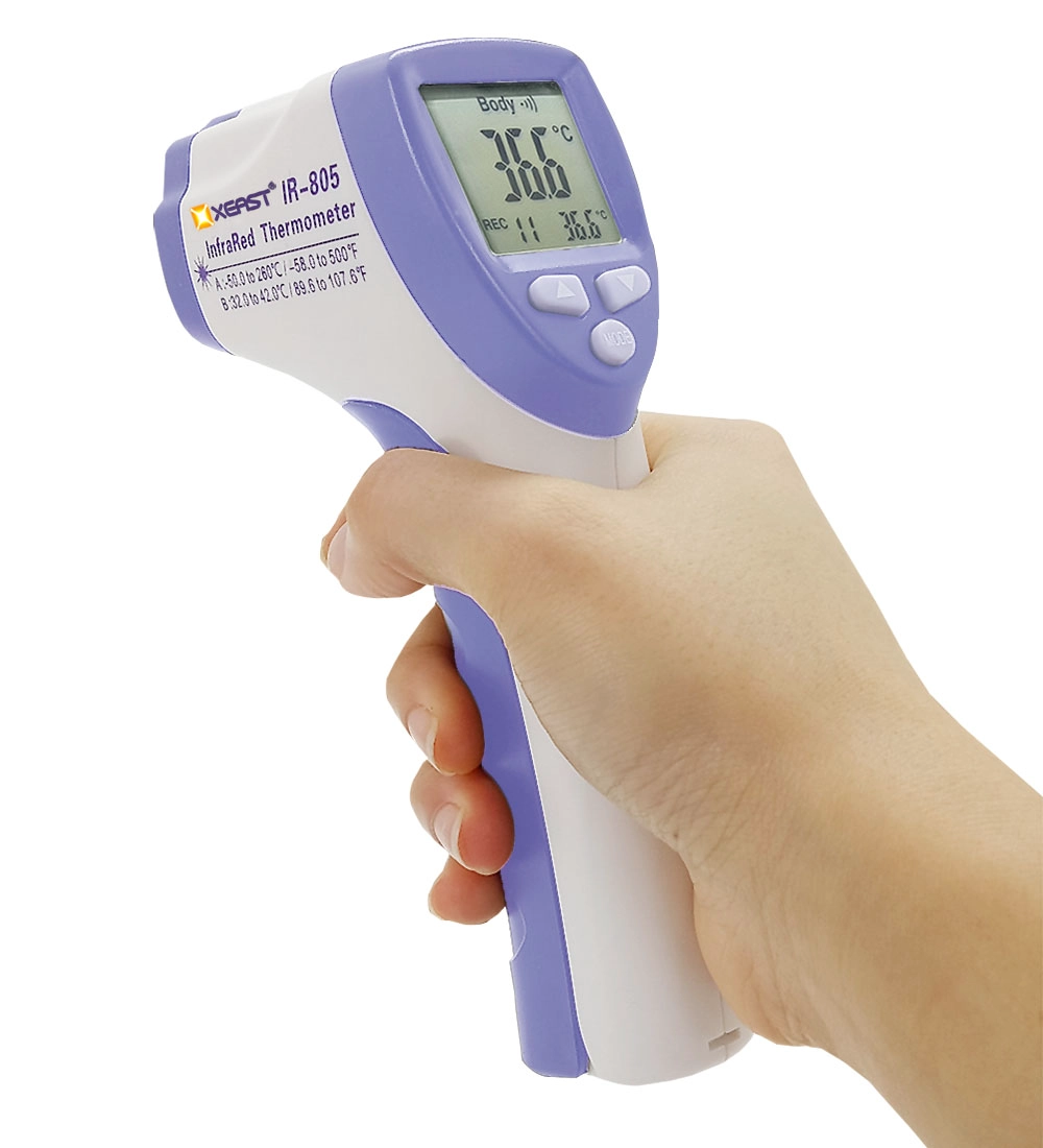 XEAST Body Thermometer Non Contact Infrared Body Temperature Fever Digital Measure Tool for Baby Adult IR-805